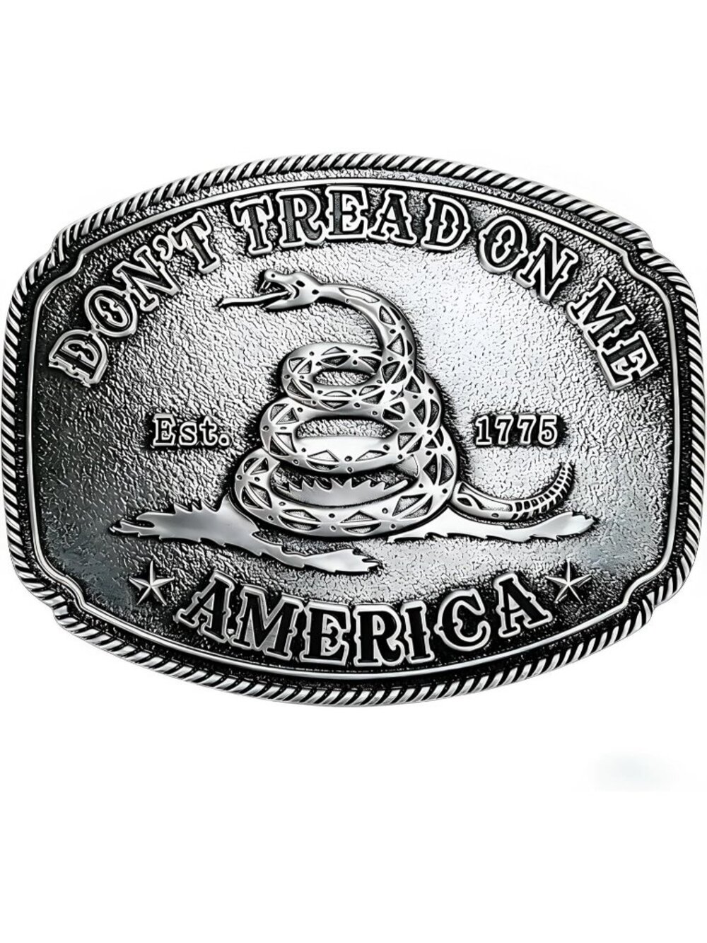 Men Snake Silver Cowboy Western Buckle for Men Women Style Belt